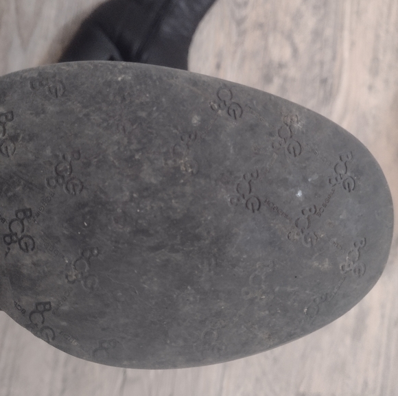 BCBG Black Leather Boots - Picture 2 of 10